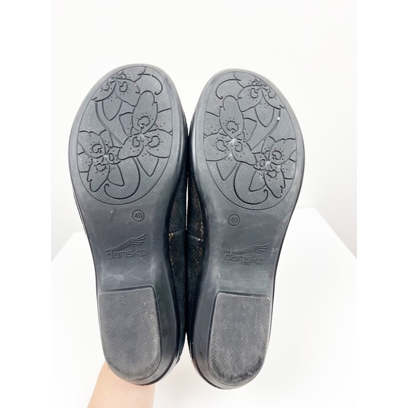 Dansko Womens Size 40 US 9.5 Olivia Bronze Snakeskin Print - Picture 5 of 7